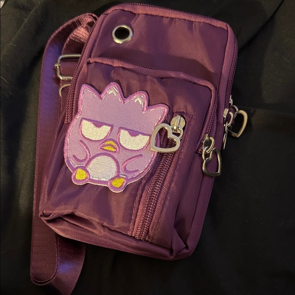 Badtz Maru Purple Crossbody Bag - Picture 1 of 3
